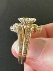 Women's 14K Gold and Marquise Diamond Wedding Ring Set With Engagement Ring! — photo 6
