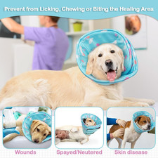 Collare Elisabettiano Per Cani E Gatti - Cono Protettivo Regolabile Per Cuccioli - Foto 8