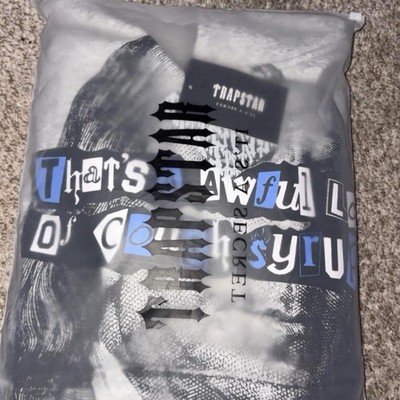 Trapstar Graphic Print Hoodie Gray 'That's A Awful Lot Of Cough