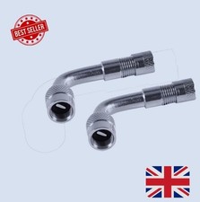 2 Stück 90 Grad Winkel Reifen Ventil Verlängerung Adapter Motorrad Motorrad Auto Bike
