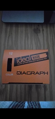 Permanent  black indelible markers  (1) case = (12) boxes