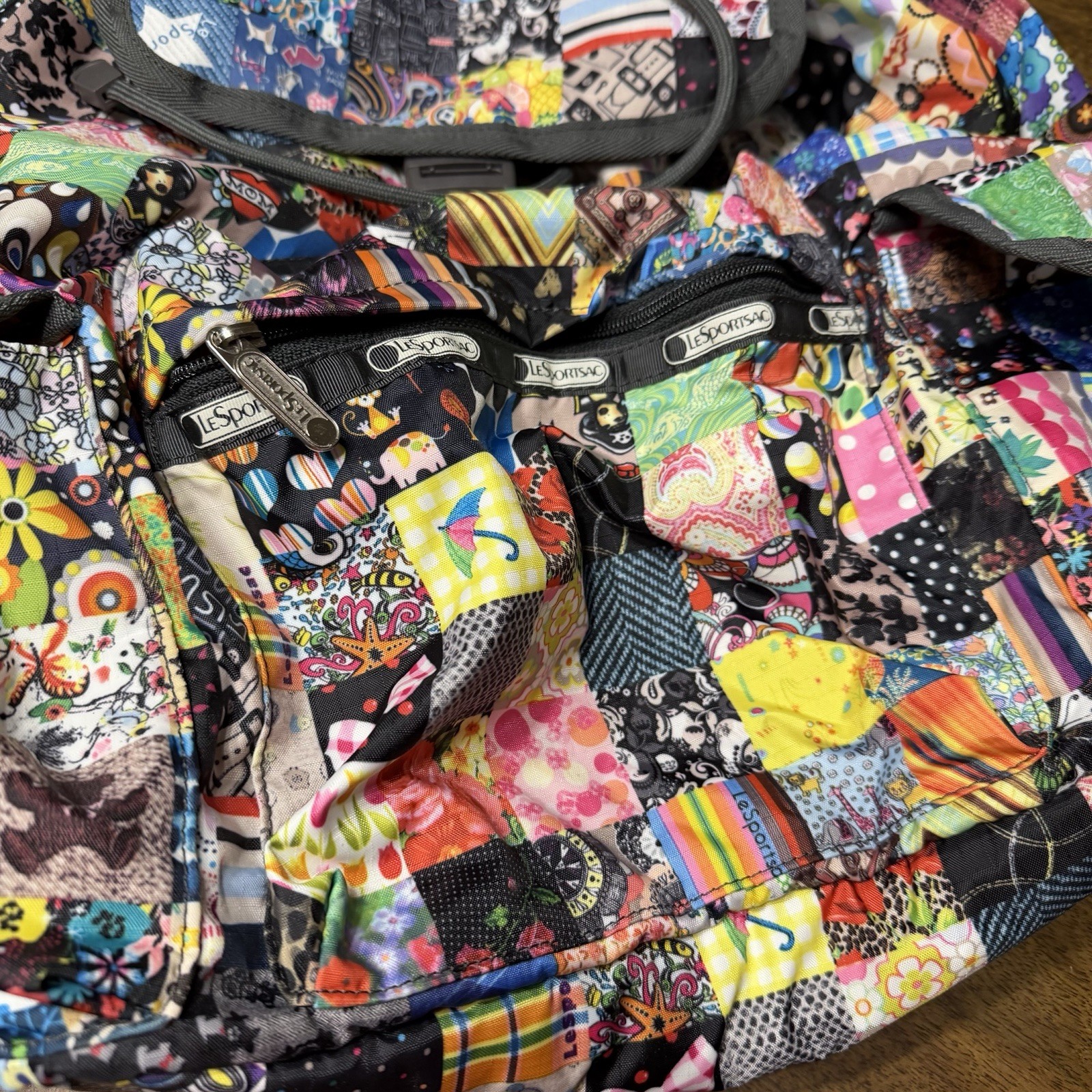Lesportsac Patchwork Lepatch 40th Backpack Satche… - image 8