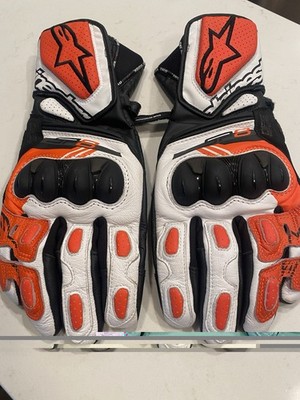 Alpinestars SP-8 V3 Gloves - Black/White/Red - Men's Size XL