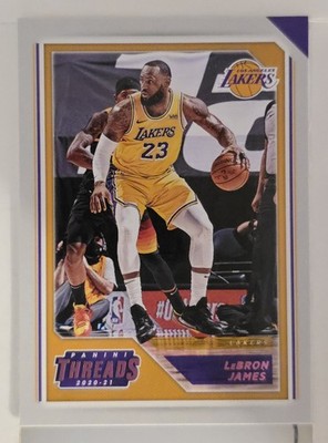 2020-21 Panini Chronicles Basketball Threads Lebron James #85 Pink