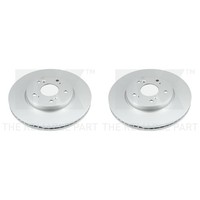 2X NK Bremsscheiben 293Mm BelÜFtet Vorne Passend FüR Honda Civic HR-V | 312691