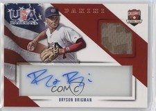 2015 Panini USA Baseball Jersey Signatures 83/99 Bryson Brigman #2 Auto 0rd2