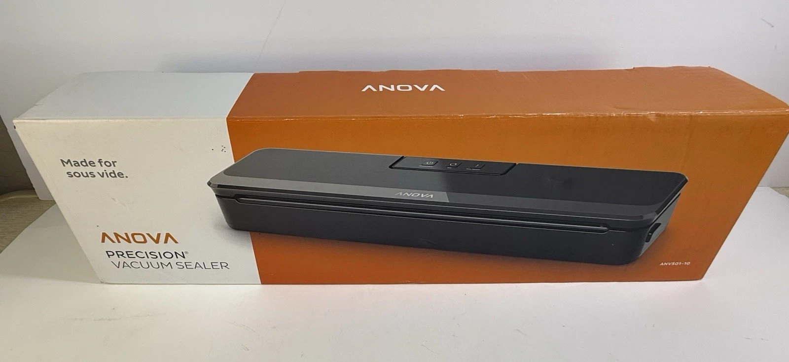 ANOVA Precision Vacuum Sealer ANVS01-US00 Sous Vide With 10 New Bags