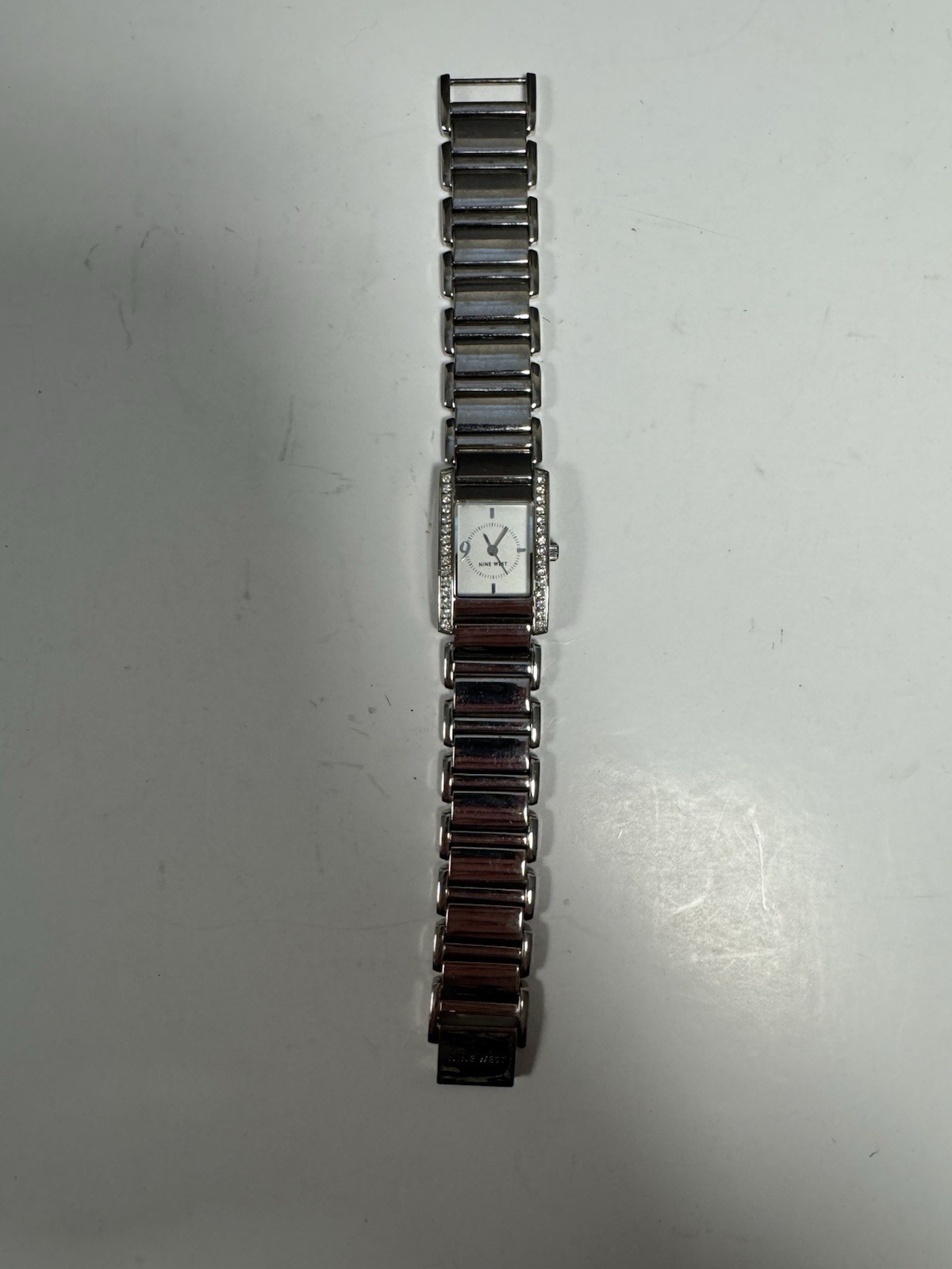 Nine West Women’s Rectangular Style Stainless Ste… - image 1