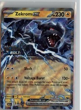 ZEKROM EX 034/086 DOUBLE RARE BLACK BOLT POKEMON NM