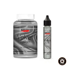 Grey Velvet Powder | Pentart | Craft & Mixed Media Additive