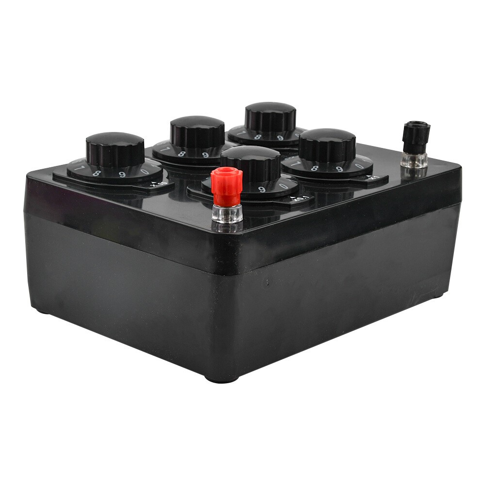 0-9999.9 Ohm Variable Resistance Box Decade Resistor For Physical Resistance New