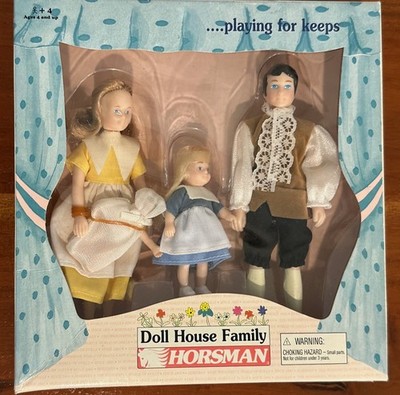 New Sealed 2007 Horsman Dollhouse Family Play Set Colonial Family 6024-4