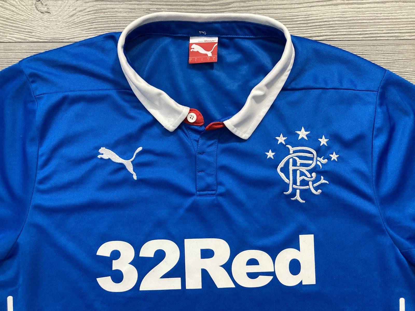 Puma Rangers FC Jersey Mens Size Large thumbnail 6