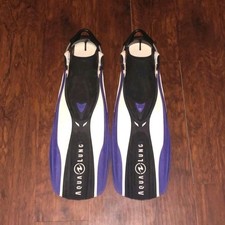 Aqua Lung Shot FX Open Heel Scuba Diving Fins with Spring Straps Women  s size R