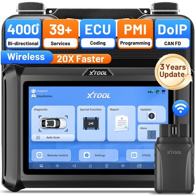 XTOOL D7W Car Bidirectional OBD2 Scanner Full System Diagnositc Key Programmer