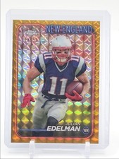 JULIAN EDELMAN 2024 TOPPS CHROME GOLD GEOMETRIC REFRACTOR #134 /50 Q5454