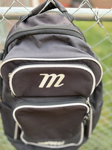 Marucci baseball bat pack backpack black and white preowned great condition - Picture 3 of 11