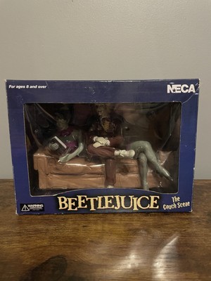 Neca Beetlejuice The Couch Scene 4 Piece Diorama Set New Michael Keaton