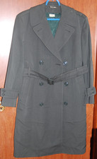 Vintage Vietnam Era U.S. Army AG-44 Wool Gabardine Overcoat w/ Liner - Size 34S