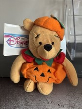 Disney Mini Bean Bag Pumpkin Pooh 8"