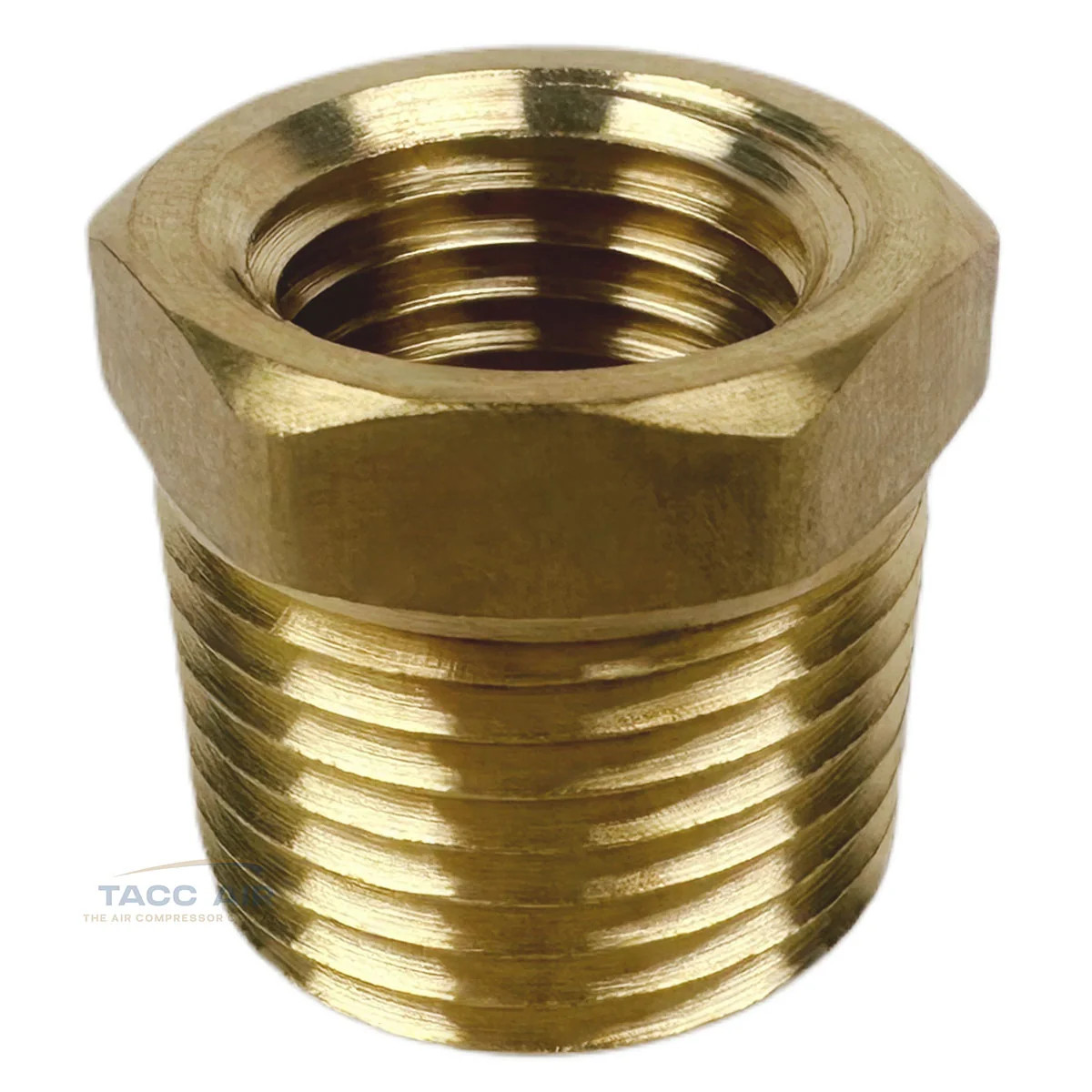 3/8" Male x 1/4" Female NPT Hex Reducer Bushing Adapter Pipe Reducing Fitting
