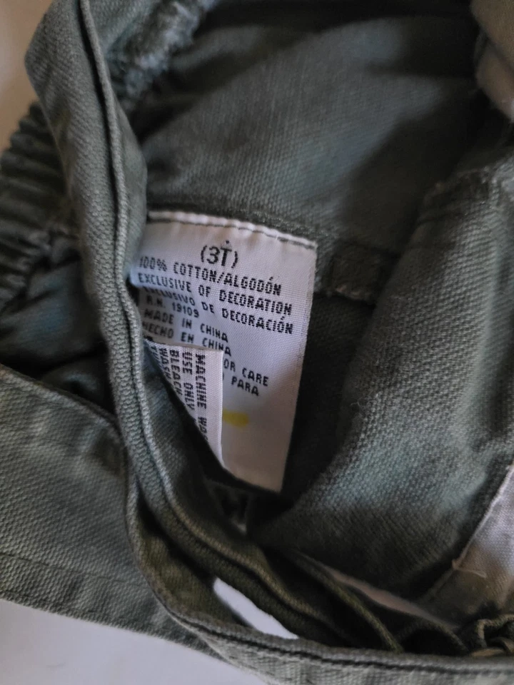 VTG Winnie Pooh Tigger Toddler Overalls Sz 3T Embroidered Disney Fishing  - Image 3 of 3