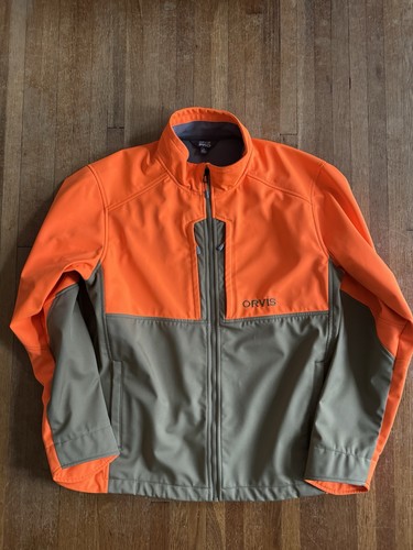 Veste Softshell Coupe-vent Banded Upland - Homme XL - Orange Et Marron - Neuve Avec étiquettes
