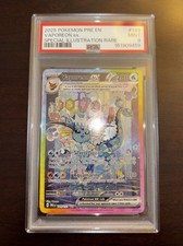 Pokemon TCG Vaporeon ex 149/131 Prismatic Evolutions SIR Holo PSA 9