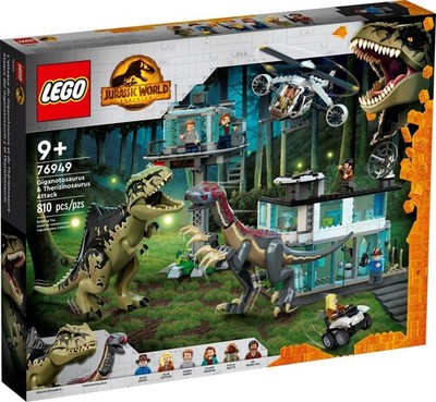 LEGO Jurassic World:  76949 - Giganotosaurus & Therizinosaurus Attack - NEW