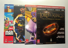 Prima Strategy Guide Books Brady Games Lot Of 4 Near Mint Guide Books w/ Posters