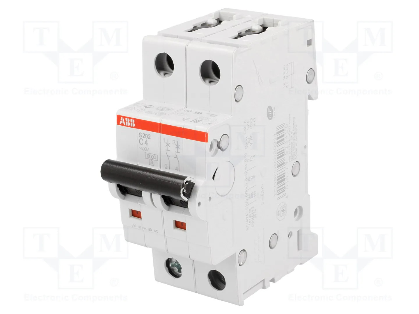 Abb , Interruttore Differenziale, S200 Mcb 4A 2 Poli Tipo C 6Ka - Immagine 2