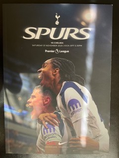 Tottenham Hotspur v Chelsea Saturday 01/11/2025 Official Match Programme Mint
