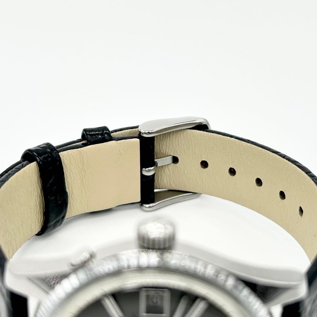 Orient Automatic Weekly Watch Silver Black 14-20c… - image 9