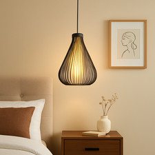 Vintage Black Pendant Light Fixtures, Modern Farmhouse Dining Room Chandelier