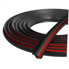 Fender Flare Edge Trims, 33Ft EPDM Fender Flares Rubber Seal for 33 ft Black