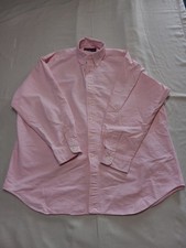Ralph Lauren Shirt Mens XL Classic Fit Casual Pony Button Down Pink Long Sleeve