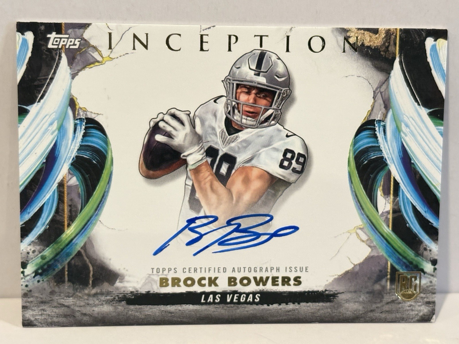 2024 Topps Inception Rookie Autographs Variations Brock Bowers #RAV-BB (AU, RC)