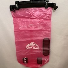 HEETA Dry Bag 30L Waterproof Pink with Straps and Phone Case- New Without Tags