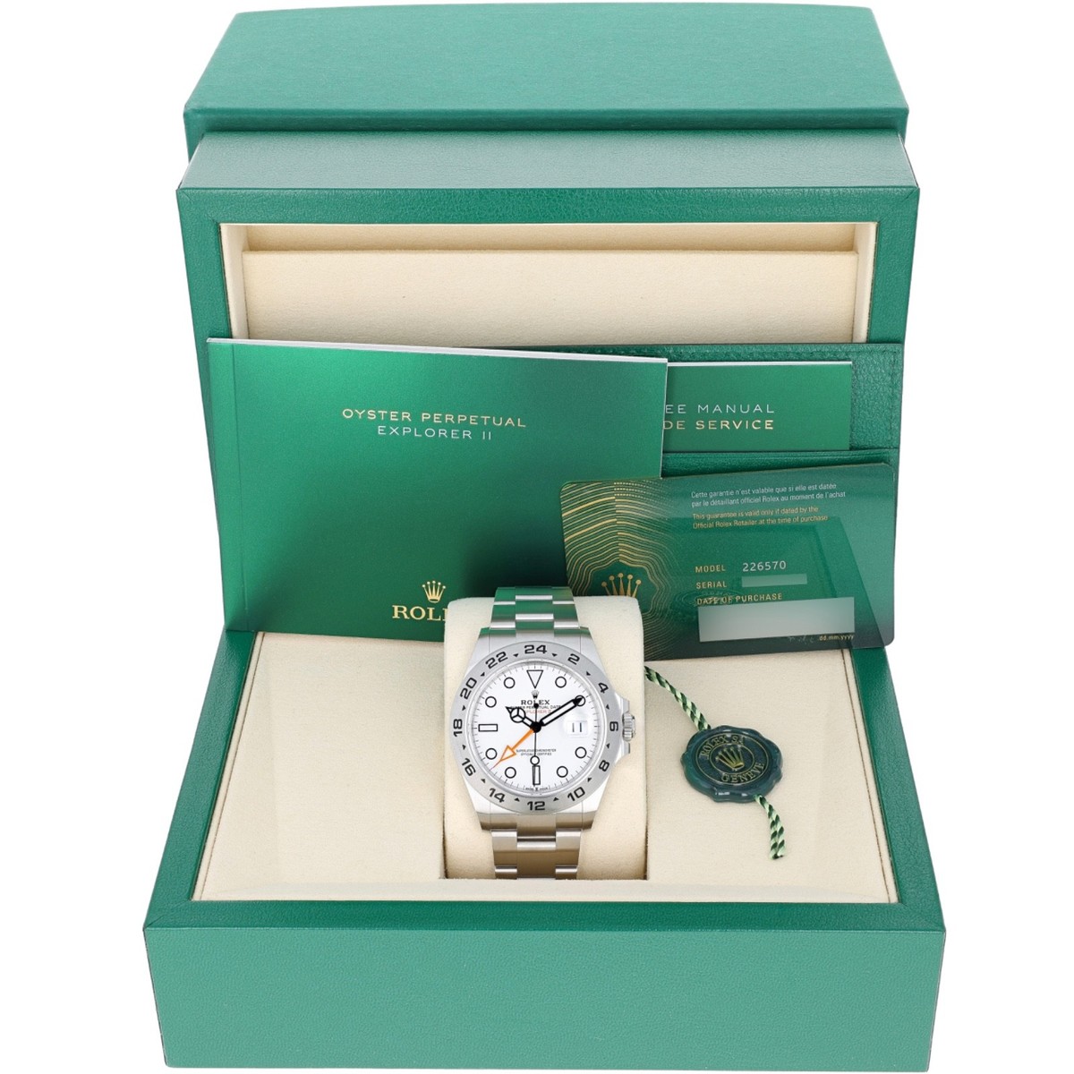 Rolex Explorer II NEW 2026 226570 White Polar 42 mm | eBay