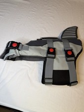 Dog Size Medium Shark Life Jacket Water Safety Vest Swimming And Boating
