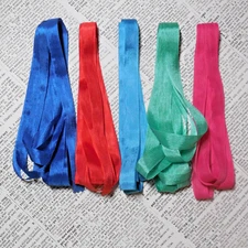 Vintage Rayon Seam Binding Bright Colors Collection 15 Total Yards 5 Colors