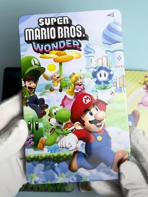 Limited Edition Super Mario Bros WonderSteelbook Custom Made For
