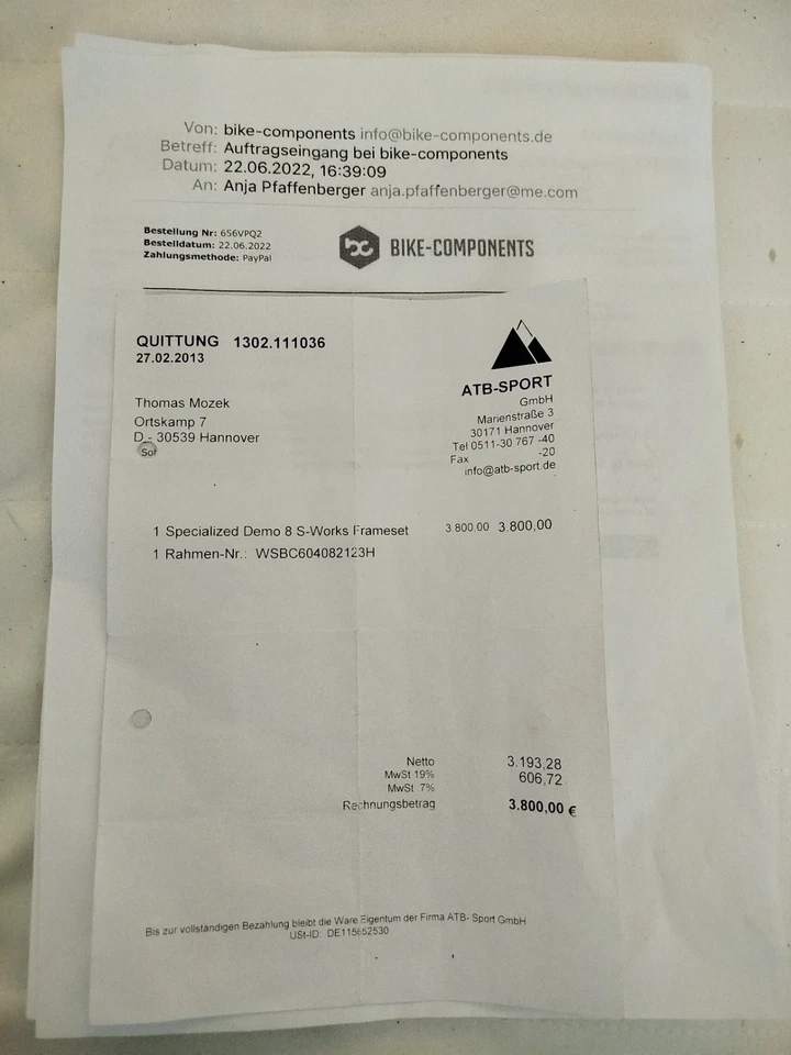 Specialized S-Works Demo 8 Carbon - Bild 2 von 4