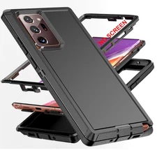 Samsung Galaxy Note 20 Ultra Case Military Grade Drop Proof Protective Cover Bla