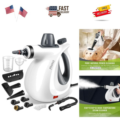 #ad Pressurized Handheld Multi Surface Natural Steam Cleaner with 12 pcs Accessor... $109.99