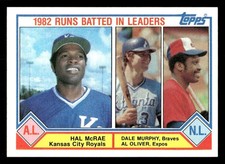 1983 Topps #703 Hal McRae | Dale Murphy | Al Oliver RBI LL [NM] [Base Set Card]