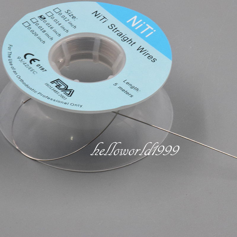 Dental 5M Orthodontic Straight Super Elastic Natural NITI Long - Foto 7