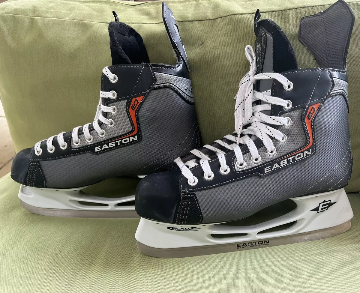 Easton Synergy EQ Mens Ice Hockey Skates Size 10 Bladz Stainless Good  Condition