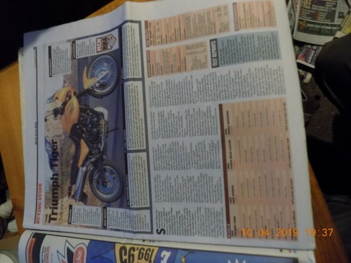  MCN/15,11,2000/honda vtr1000sp-1/buell x1 lightning/triumph tiger/600cc racers - Picture 4 of 6