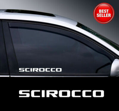 2 x Scirocco Fenster Aufkleber Sticker Grafik **Farbwahl**